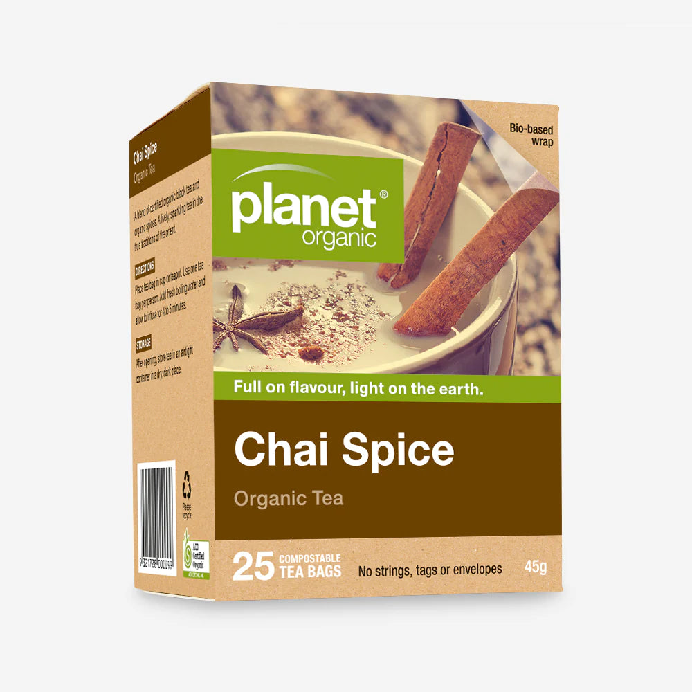 PLANET ORGANIC CHAI SPICE HERBAL TEA