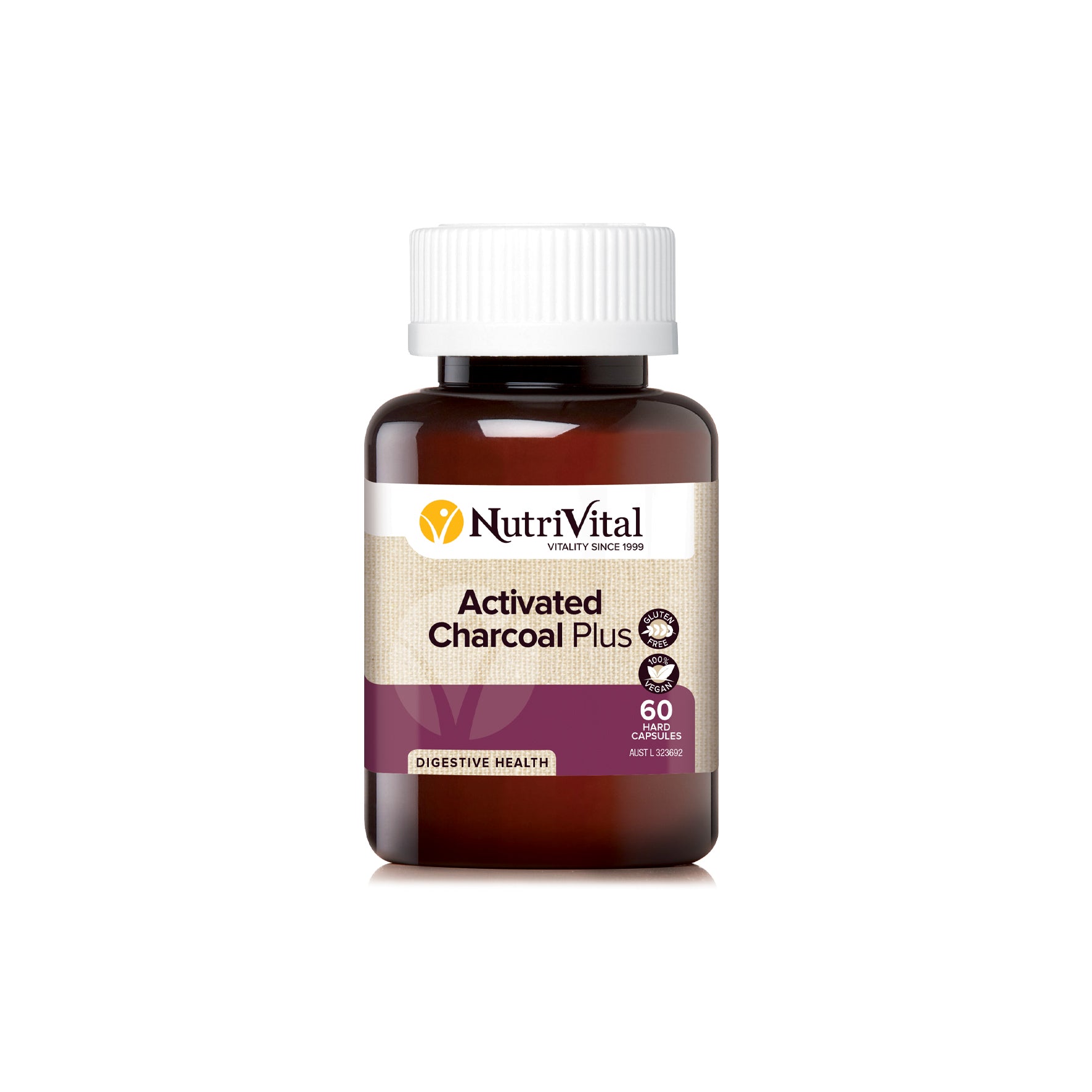NUTRIVITAL ACTIVATED CHARCOAL PLUS