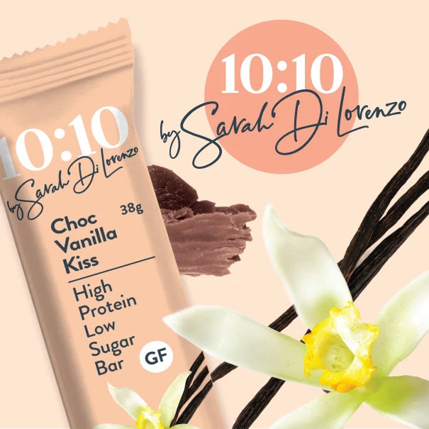 10 10 PROTEIN BAR CHOC VANILLA KISS 38g