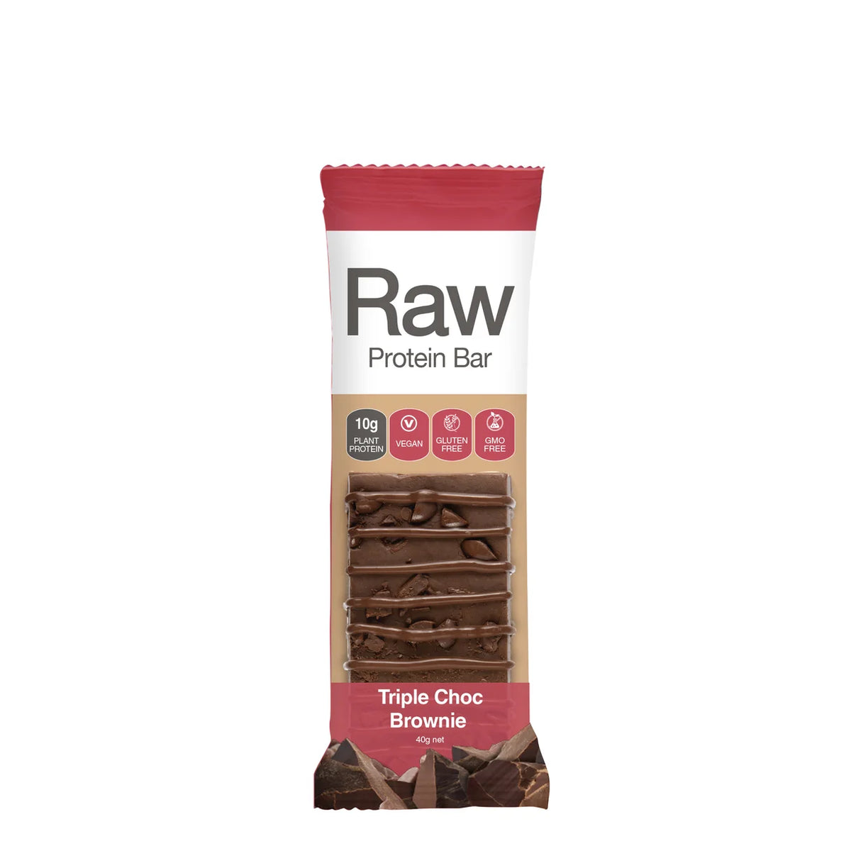 AMA TRIPLE CHOC BROWNIE BAR 40G