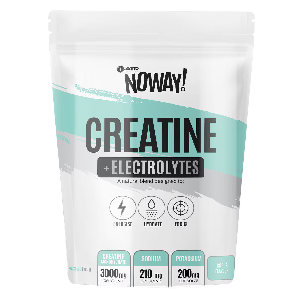 ATP NOWAY CREATINE & ELECTROLYTES CITRUS 30S 180G