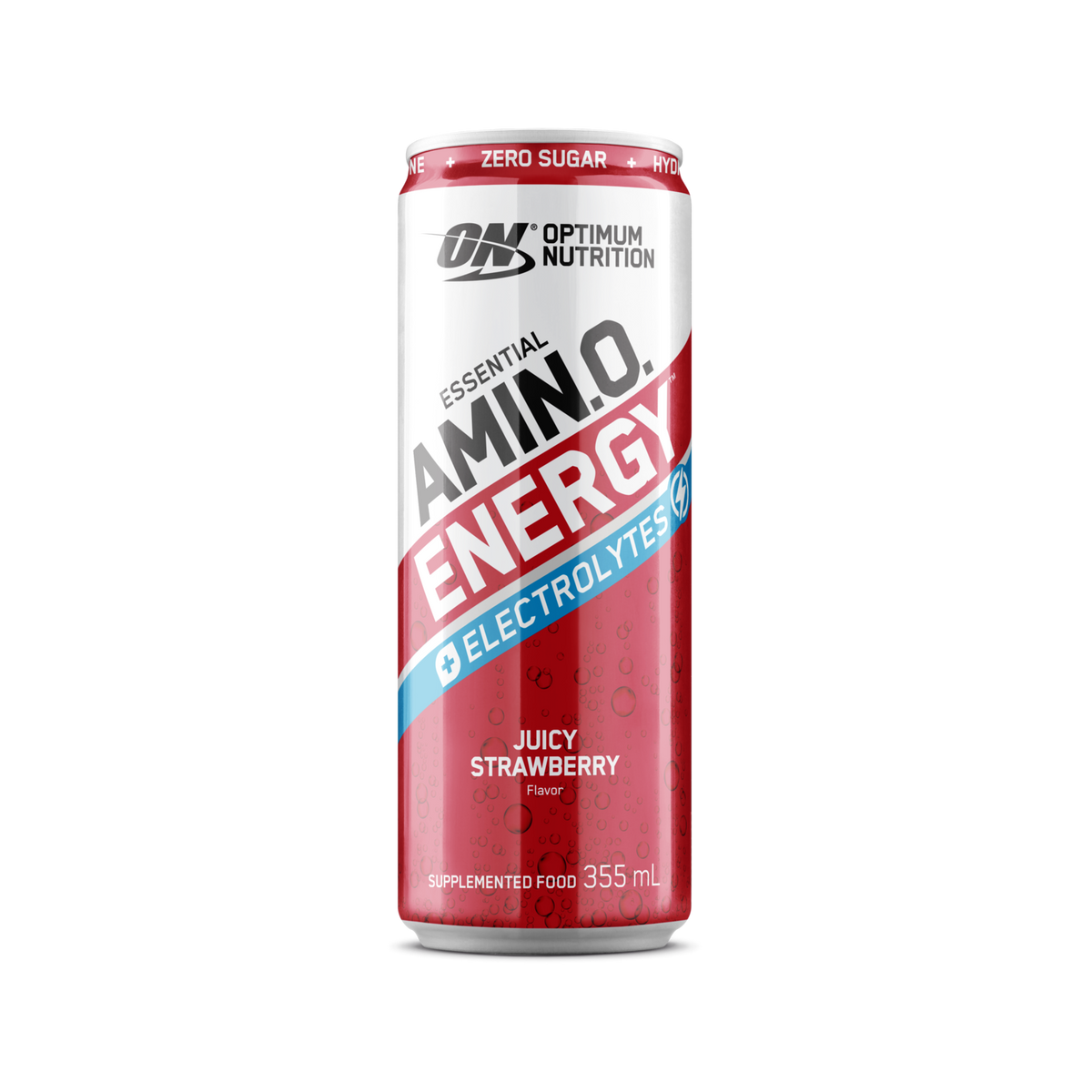 ON AMINO ENERGY SPARKLING JUICY STRAWB 355ML