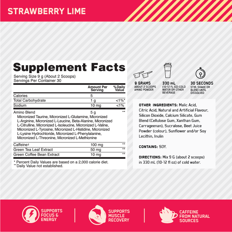 OPTIMUM NUTRITION AMINO ENERGY