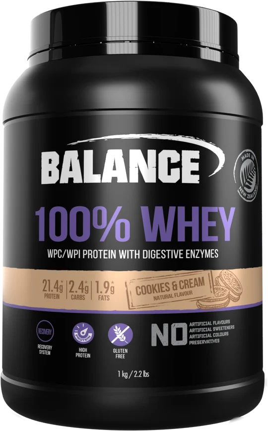 BALANCE 100% WHEY COOKIES &amp; CREAM 1KG