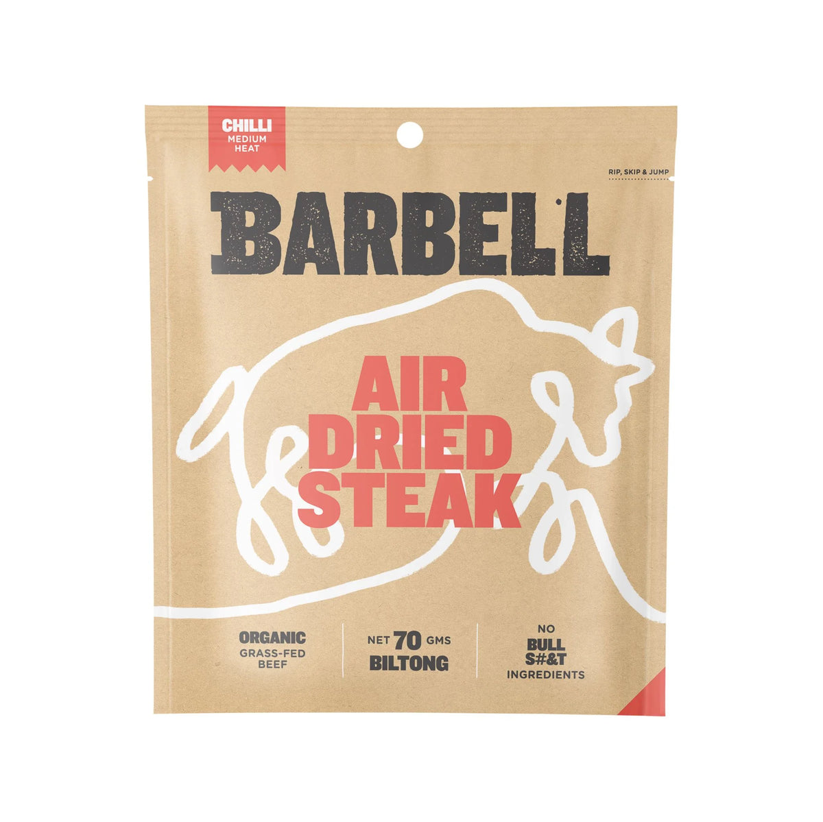 BARBELL AIR DRIED STEAK CHILLI SPICE 70G