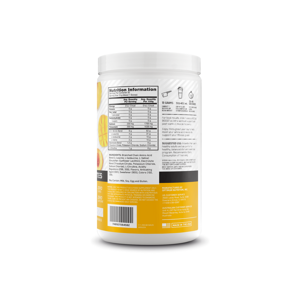 OPTIMUM NUTRITION BCAA BOOST