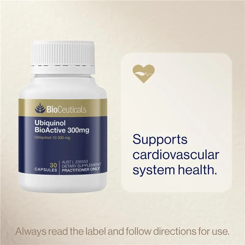 BC UBIQUINOL BIOACTIVE 300MG 30C