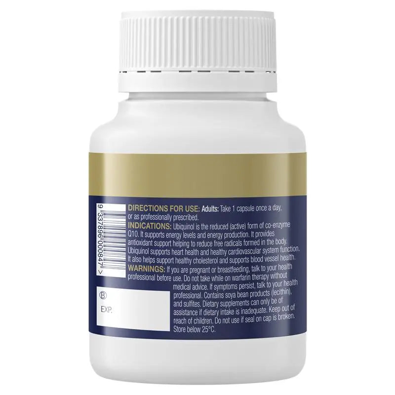 BC UBIQUINOL BIOACTIVE 300MG 30C