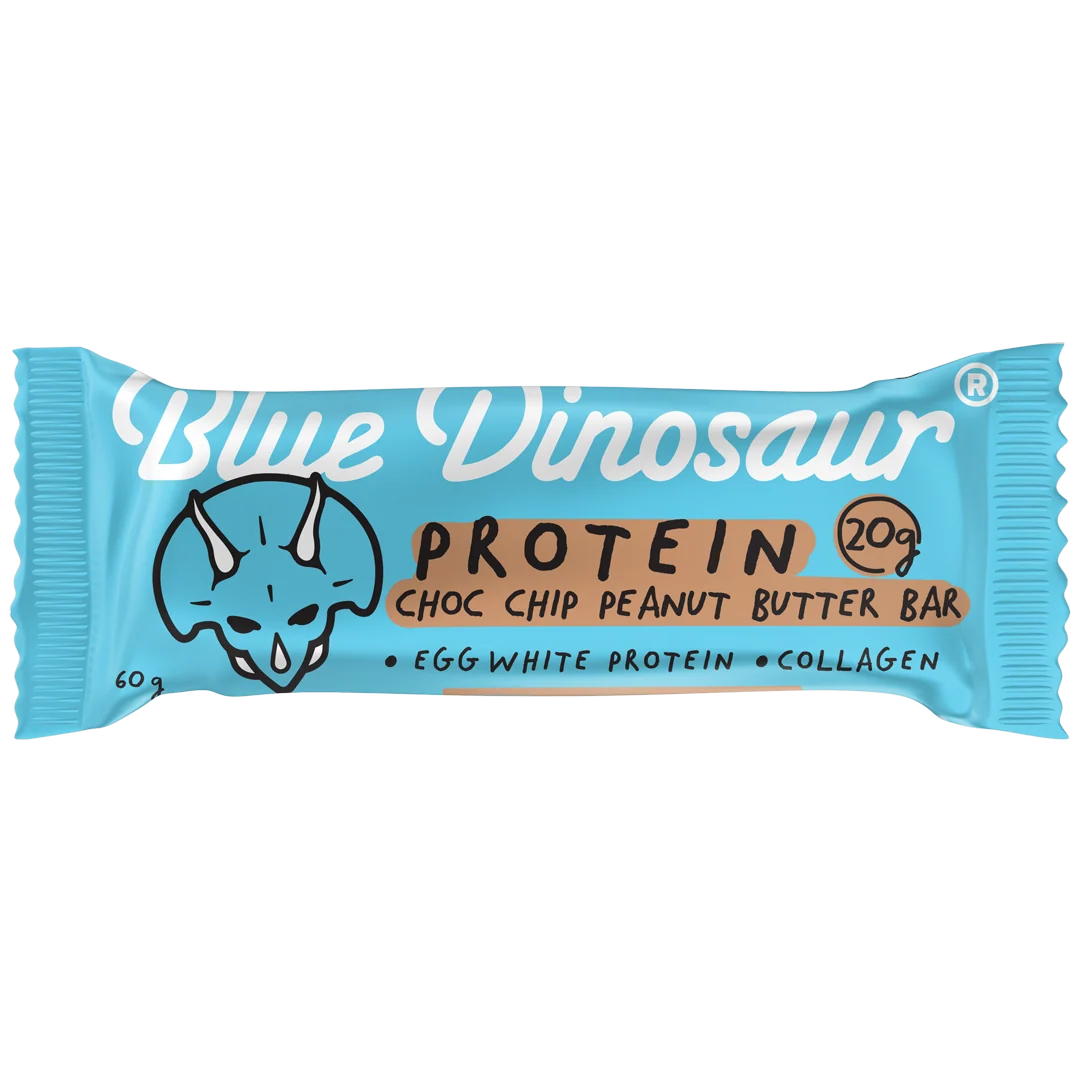 BLUE DINOSAUR CHOC CHIP PB PROTEIN BAR 60G