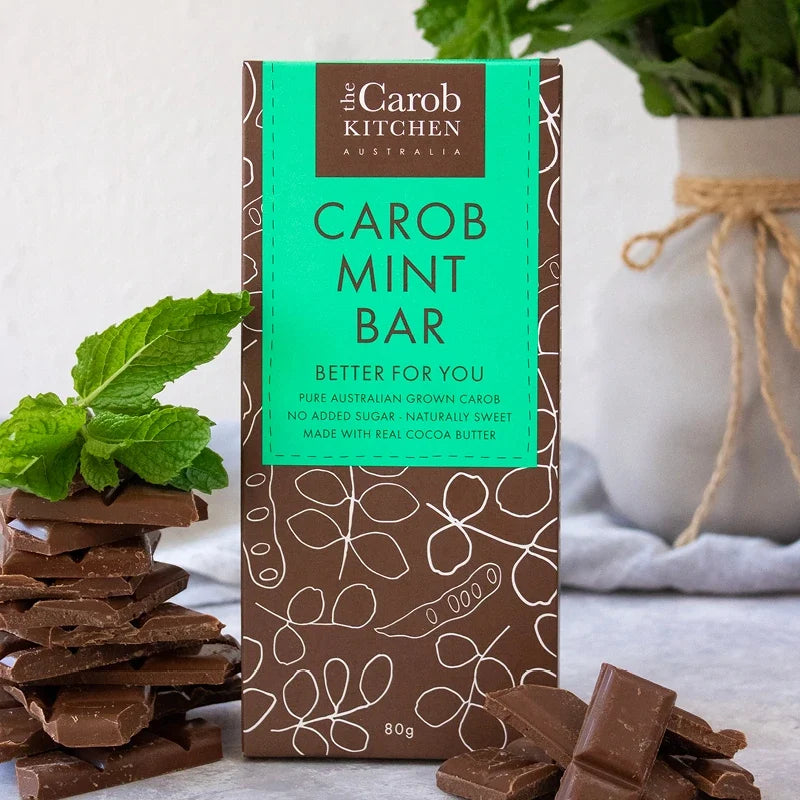CAROB MINT BAR - NO ADDED SUGAR