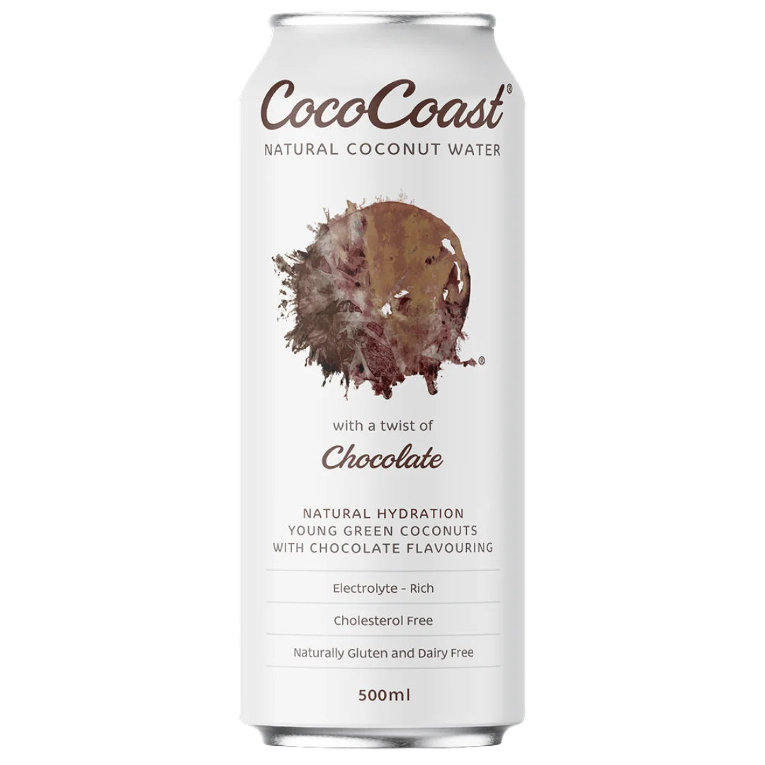 COCO COAST COCONUT WATER CHOC 500ML
