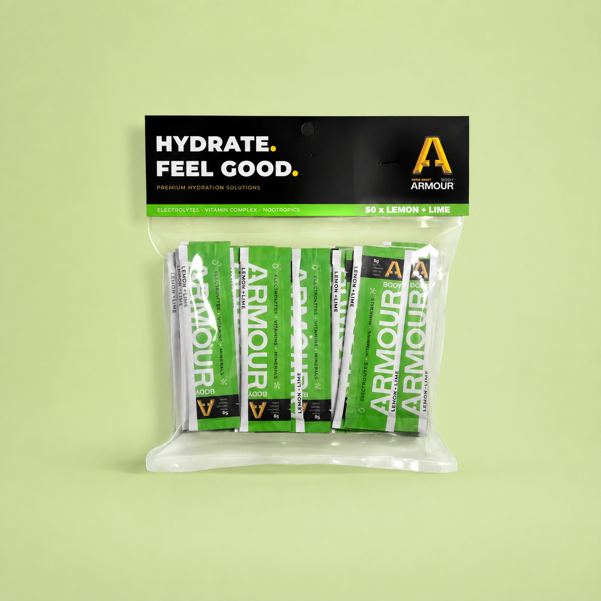 BODY ARMOUR HYDRATE LEMON LIME SACHET