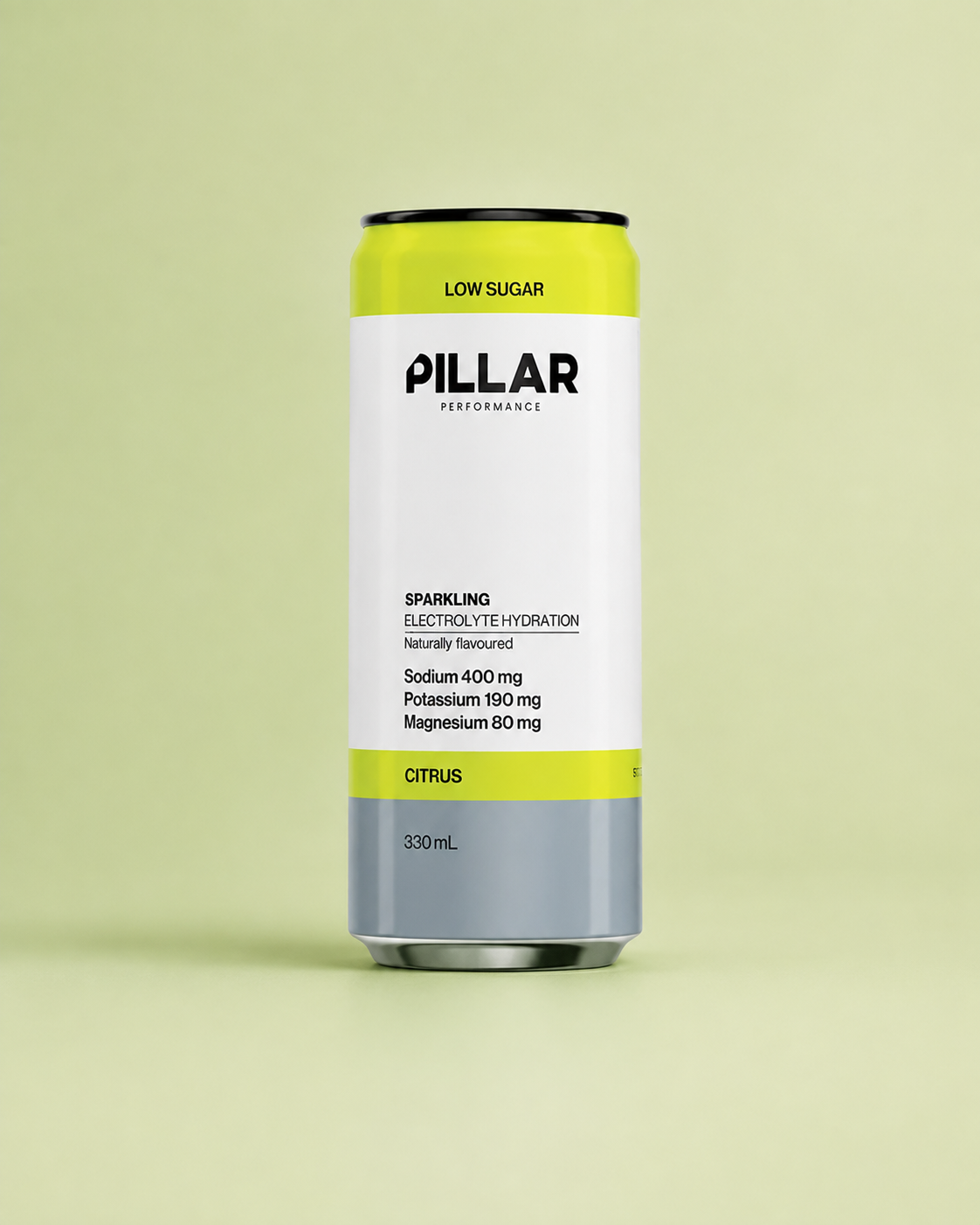 PILLAR SPARKLING ELECTROLYTE HYDRATION CITRUS 330ML