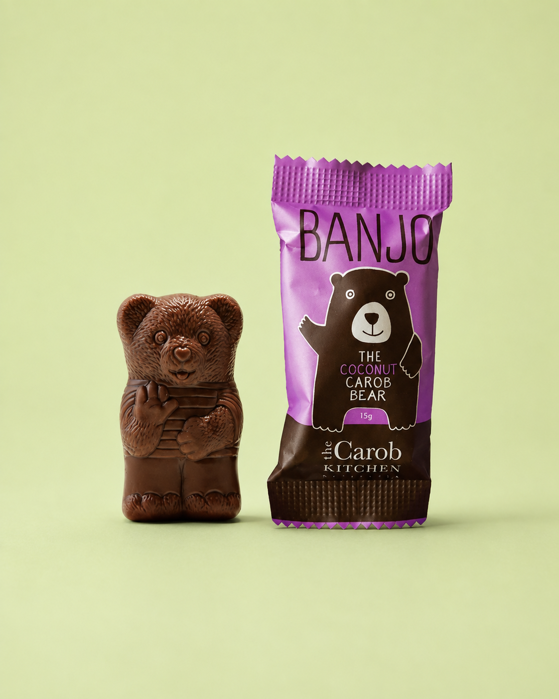TCK CAROB BEAR COCONUT 15G