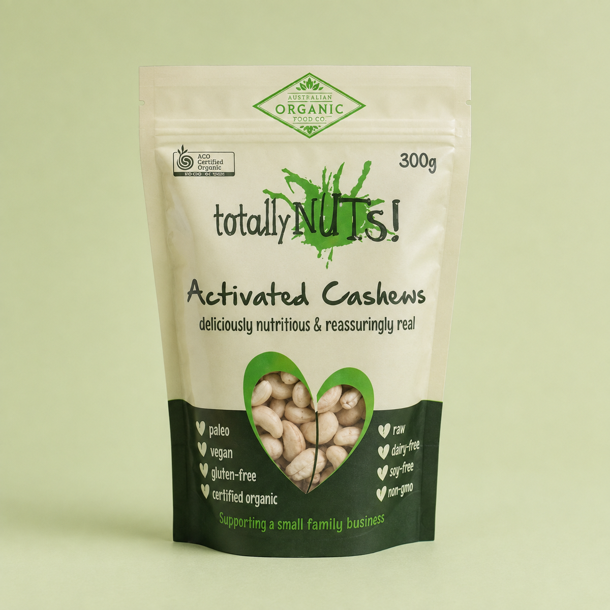 TN ORG ACTIVATED MIXED NUTS 300G
