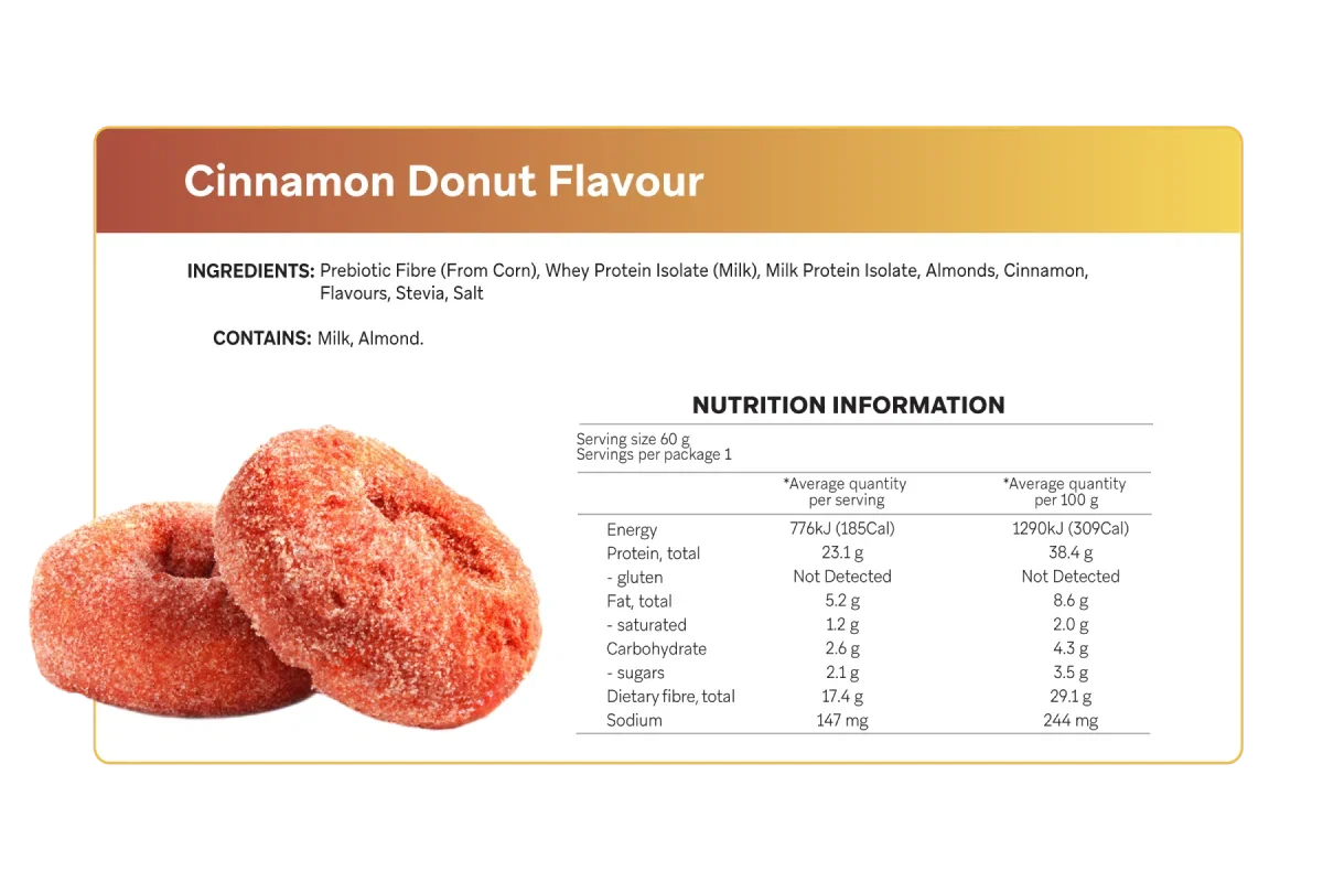 SMART BAR CINNAMON DONUT