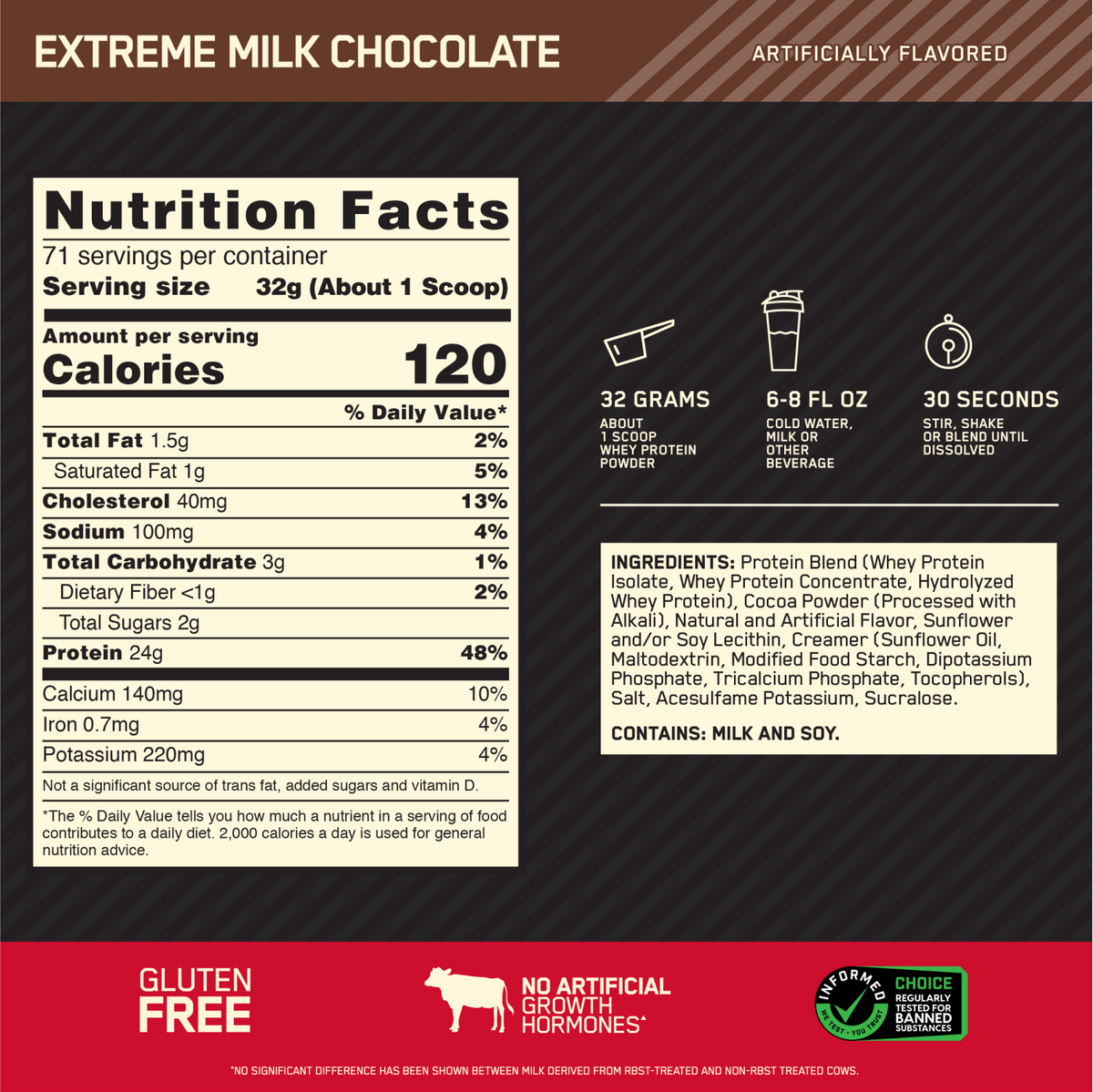OPTIMUM NUTRITION GOLD STANDARD 100% WHEY
