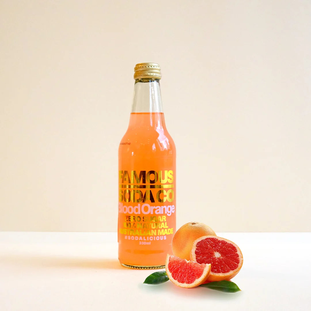 FAMOUS SODA CO BLOOD ORANGE 330ML