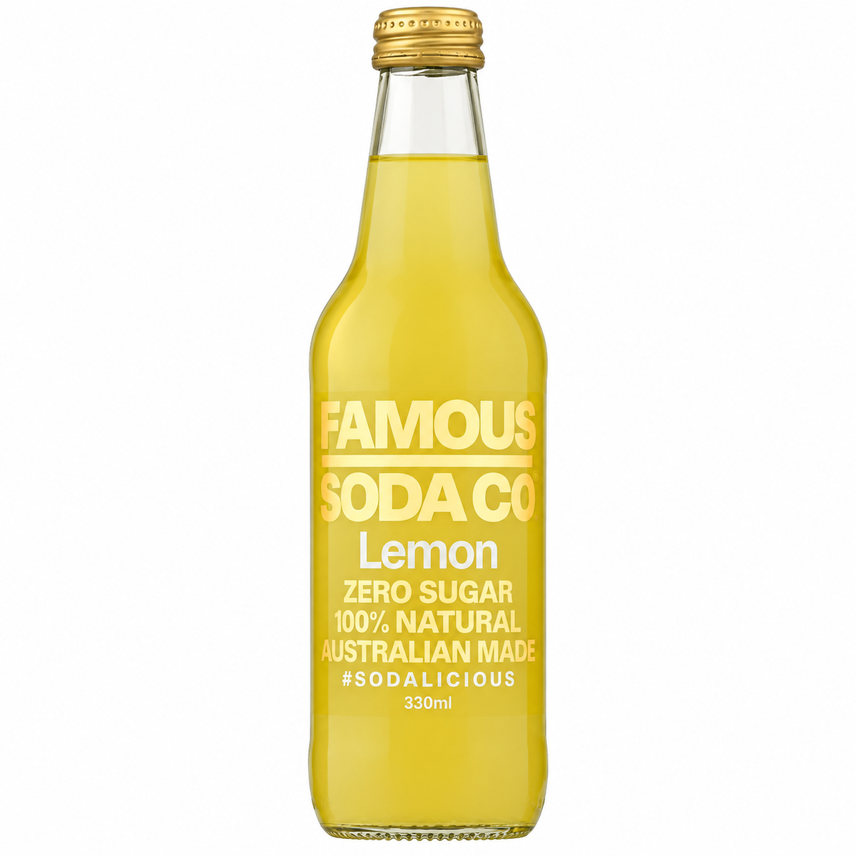 FAMOUS SODA CO LEMON 330ML
