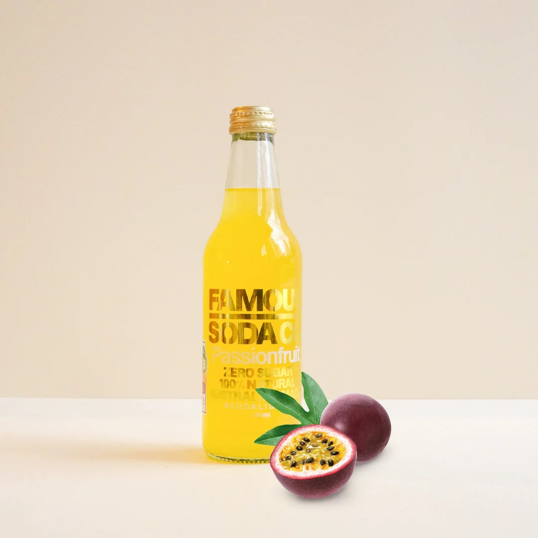 FAMOUS SODA CO PASSIONFRUIT 330ML