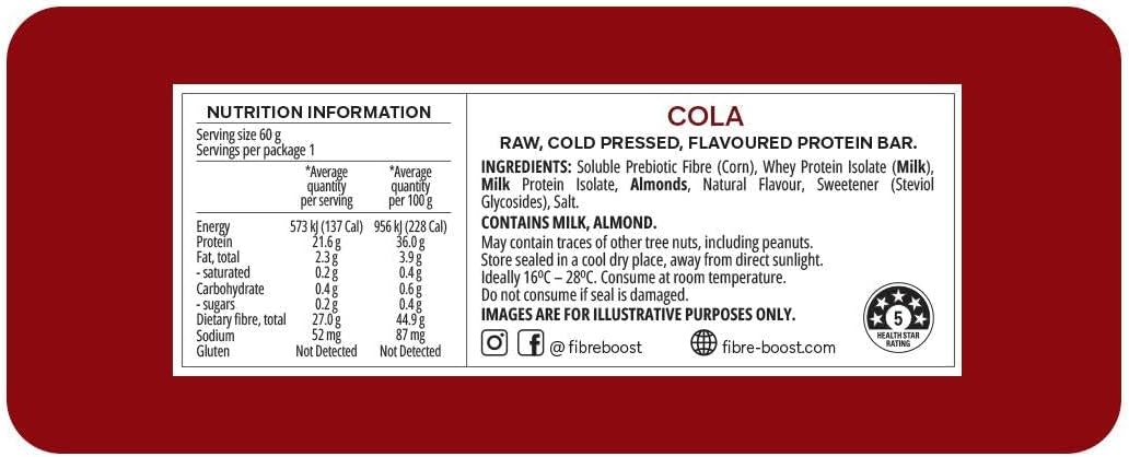 FIBRE BOOST COLA 60g