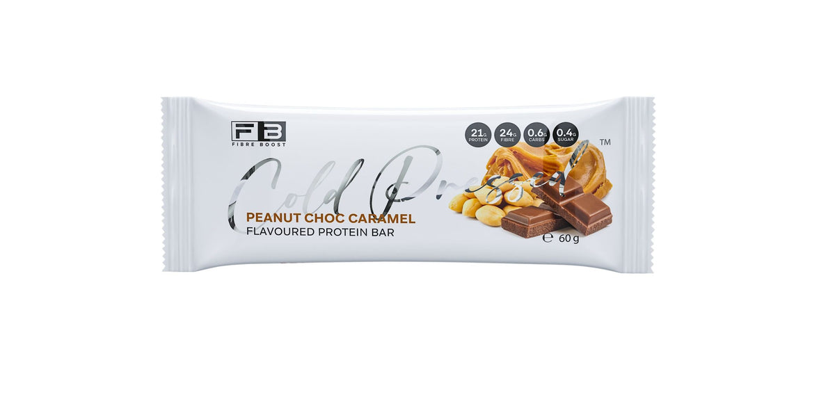 FIBRE BOOST PEANUT CHOC CARAMEL 60G
