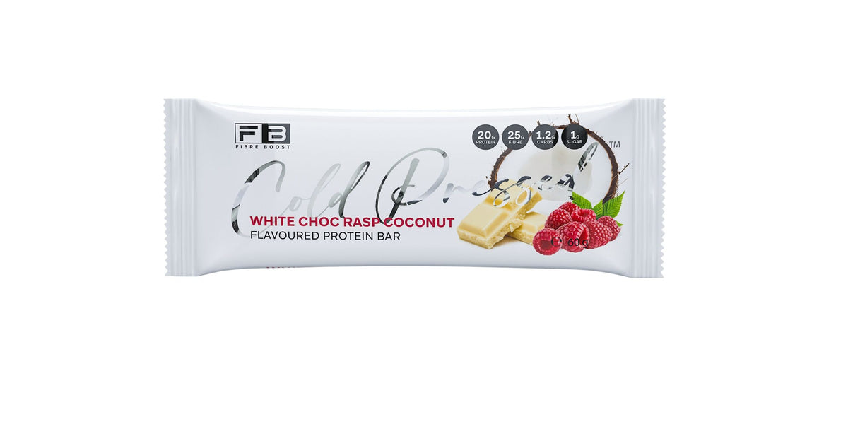 FIBRE BOOST WHITE CHOC RASP COCONUT 60G