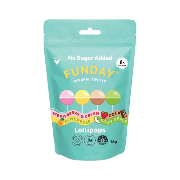FUNDAY LOLLIPOP 8 PACK