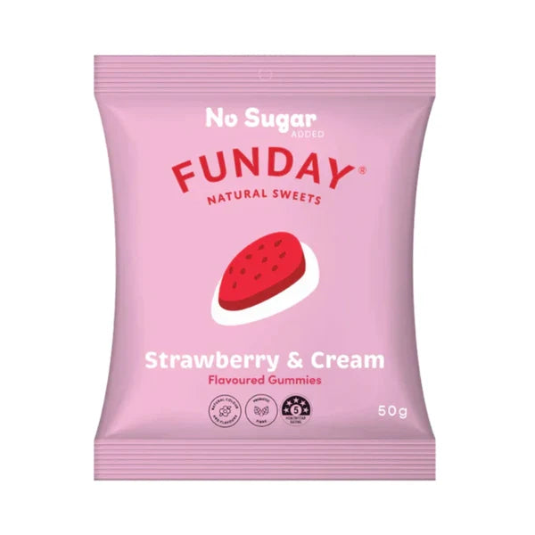 FUNDAY STRAWBERRY AND CREAM 50G
