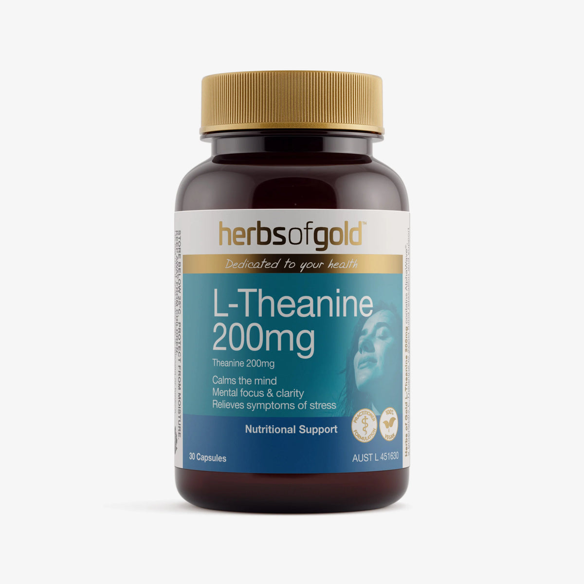 HG L-THEANINE 200MG 30C