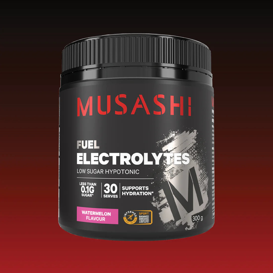 MUS ELECTROLYTES WATERMELON 300G