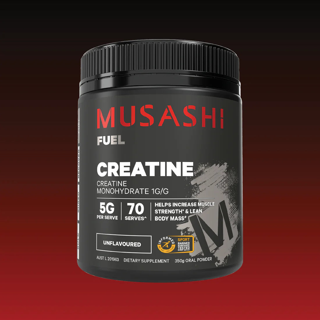 Mus Creatine Unflavoured 350g