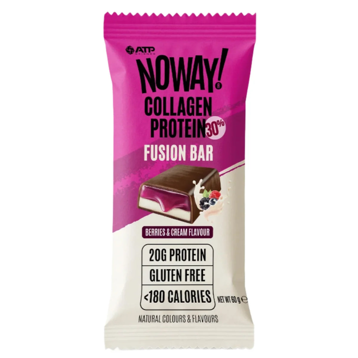 NOWAY FUSION BAR BERRIES &amp; CREAM 60G