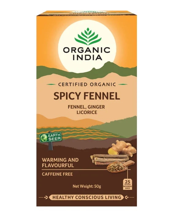 ORGANIC INDIA SPICY FENNEL 25TB
