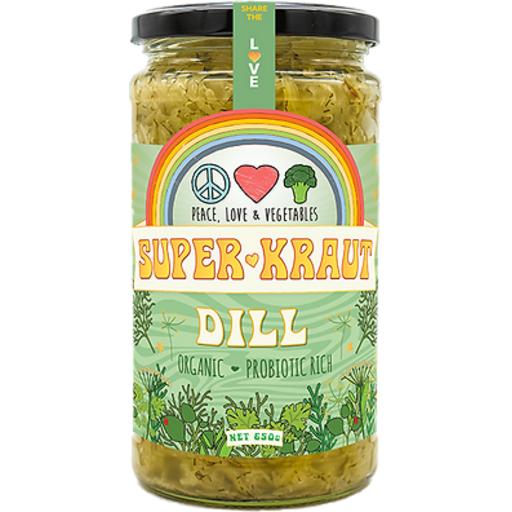 PLV BYRON BAY SUPERKRAUT DILL 650G