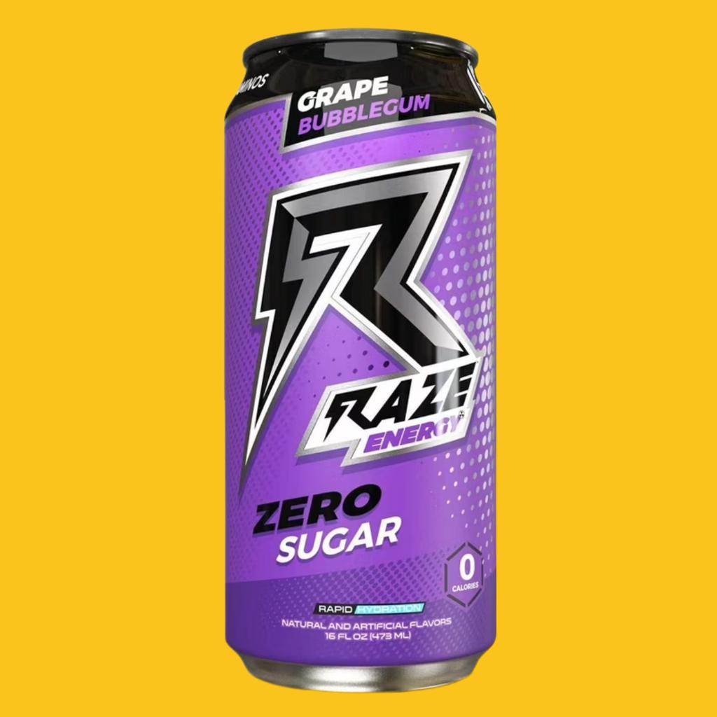 RAZE ENERGY GRAPE BUBBLEGUM 473ML