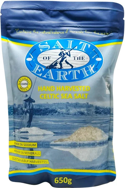 SALT OF THE EARTH COARSE CELTIC SEA SALT 650GM