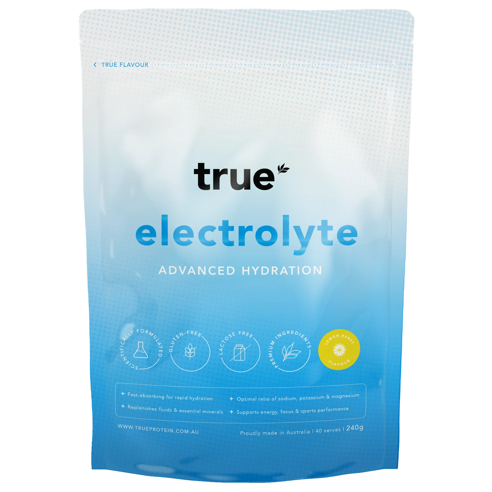 TRUE ELECTROLYTE LEMON BURST 240G