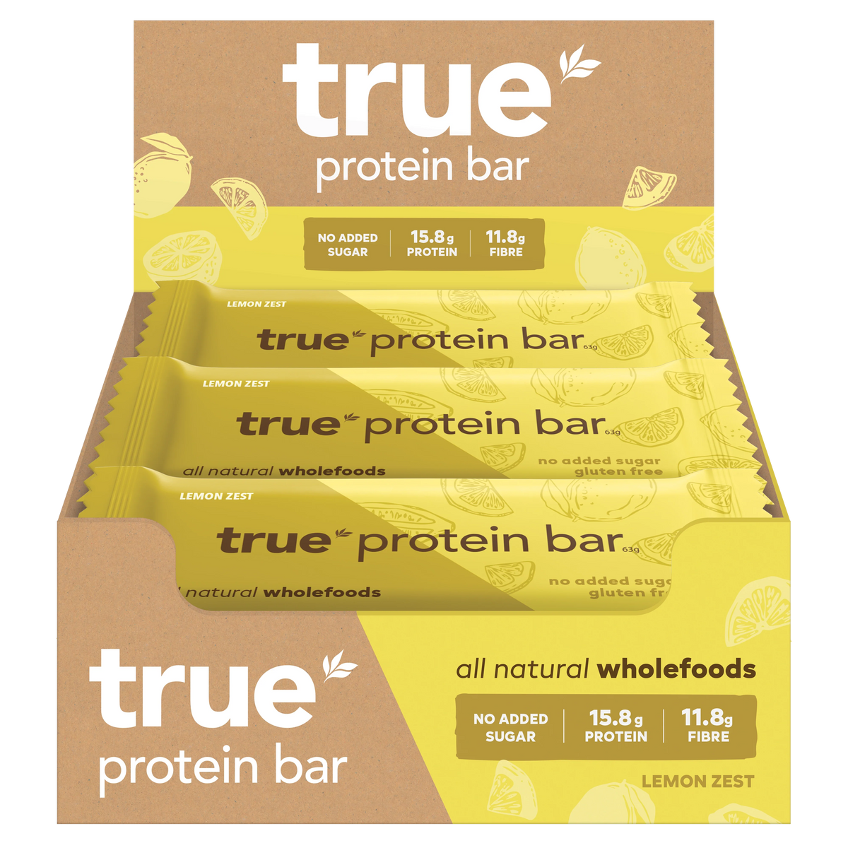 TRUE PROTEIN BAR LEMON 63G