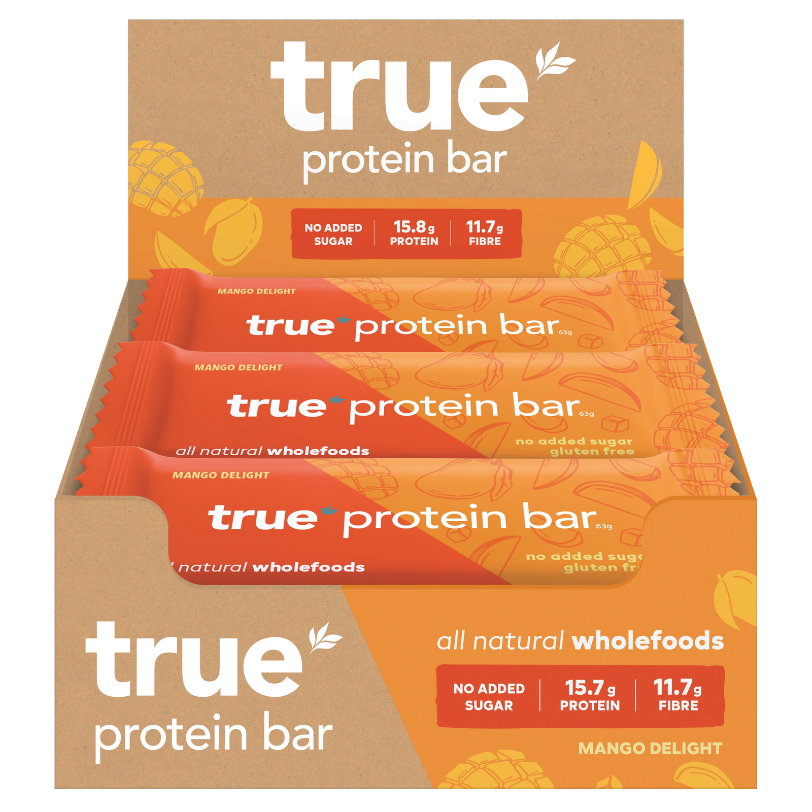 TRUE PROTEIN BAR MANGO 63G