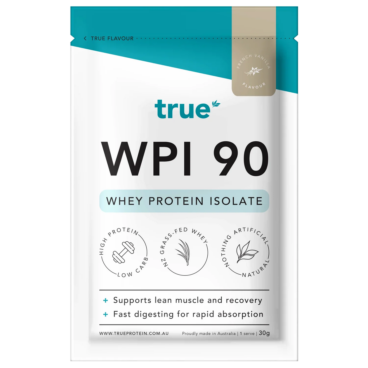 TRUE WPI 90 FRENCH ASSORTED SACHETS 30G
