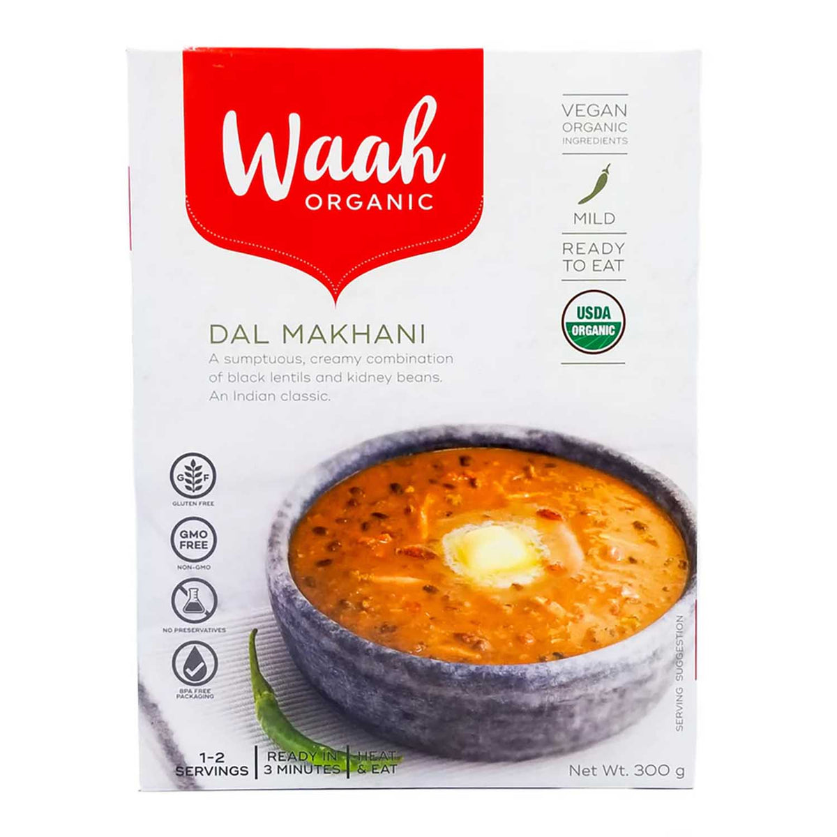 WAAH ORGANIC DAL MAKHANI 300G