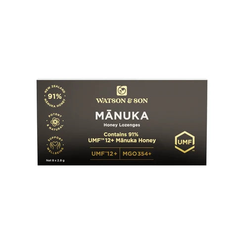 WATSON &amp; SON 10+ MANUKA lozenges 12pck