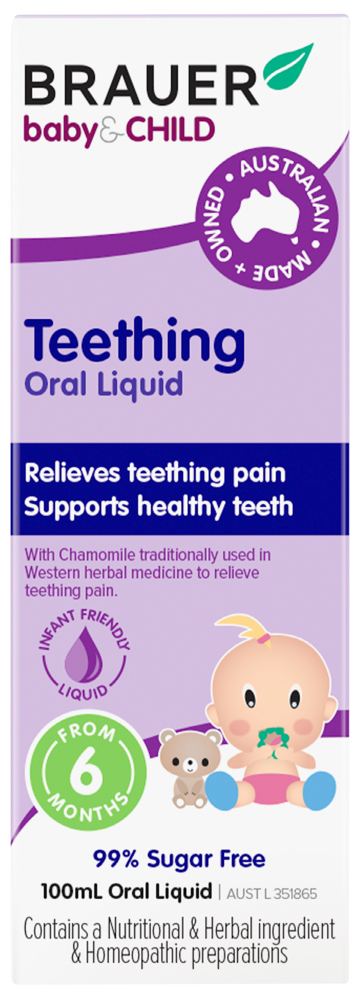 BRAUER BABY & CHILD TEETHING LIQUID
