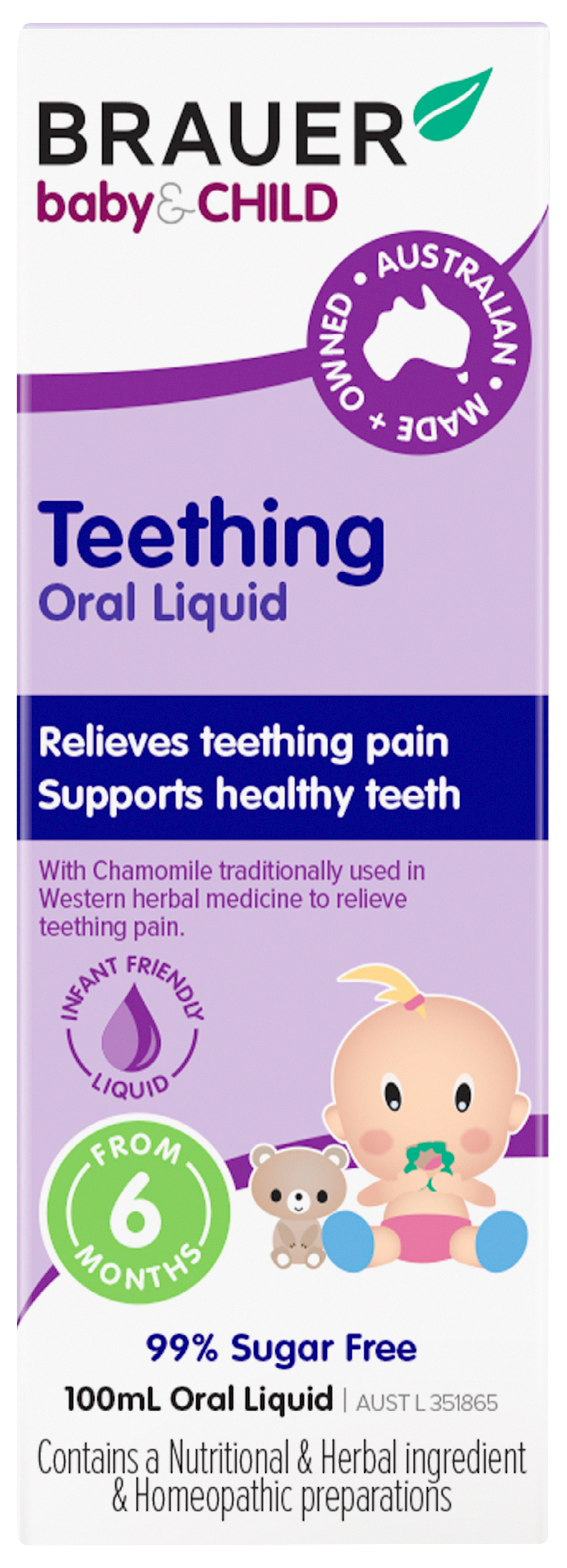 BRAUER BABY & CHILD TEETHING LIQUID