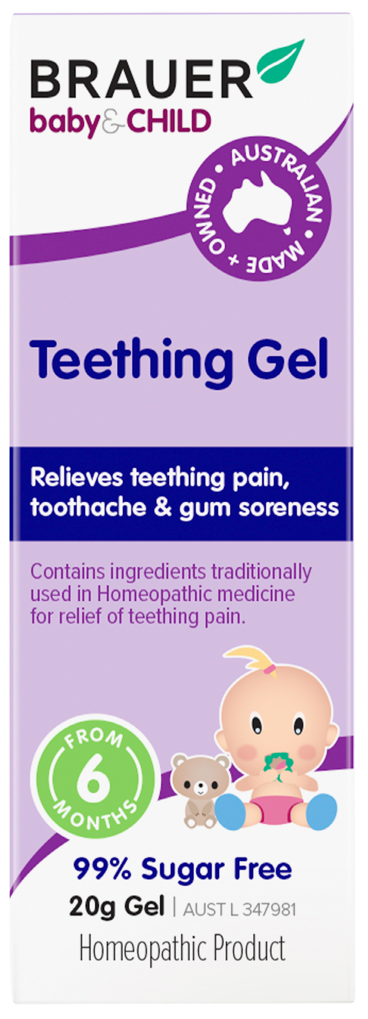 BRAUER BABY & CHILD TEETHING GEL