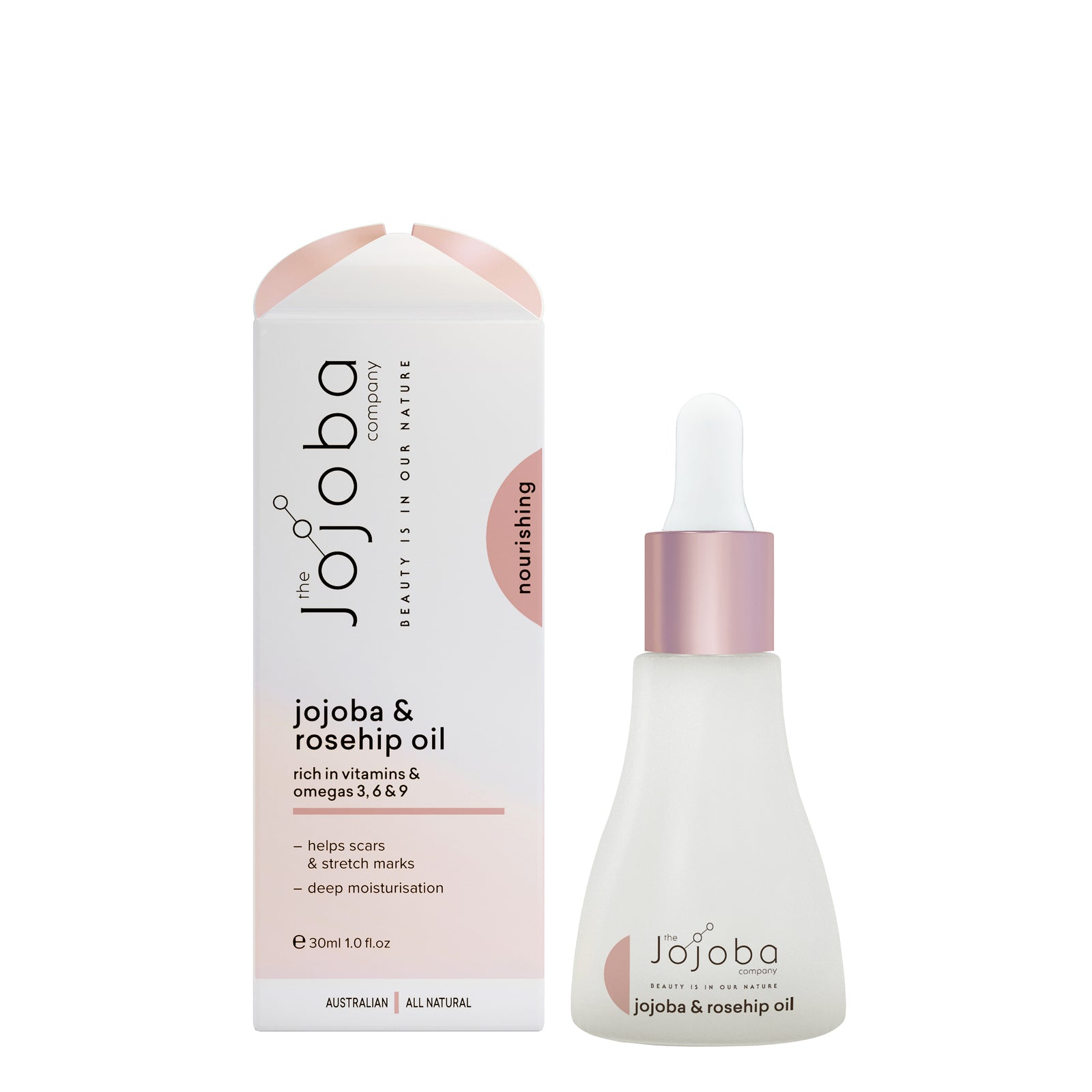 TJC 100% NAT JOJOBA PLUS ROSEHIP OIL