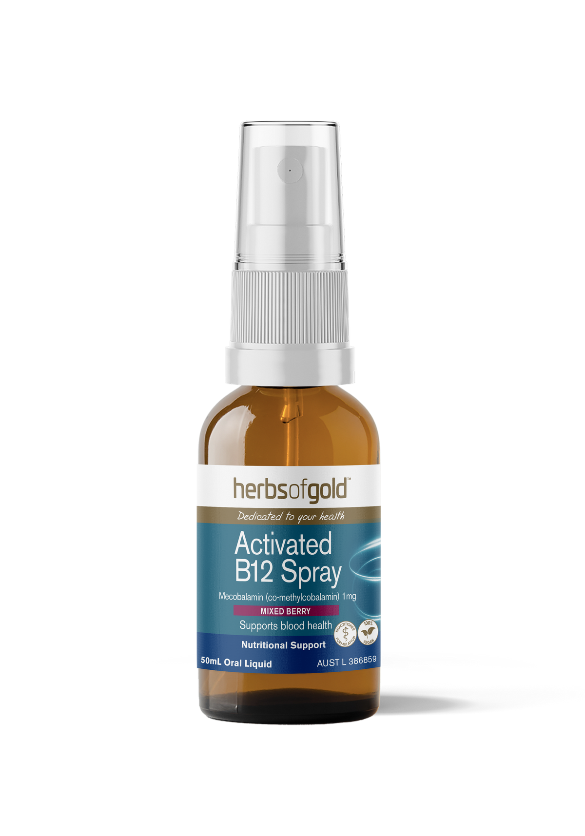 HERBS OF GOLD ACTIVATED B12 SPRAY