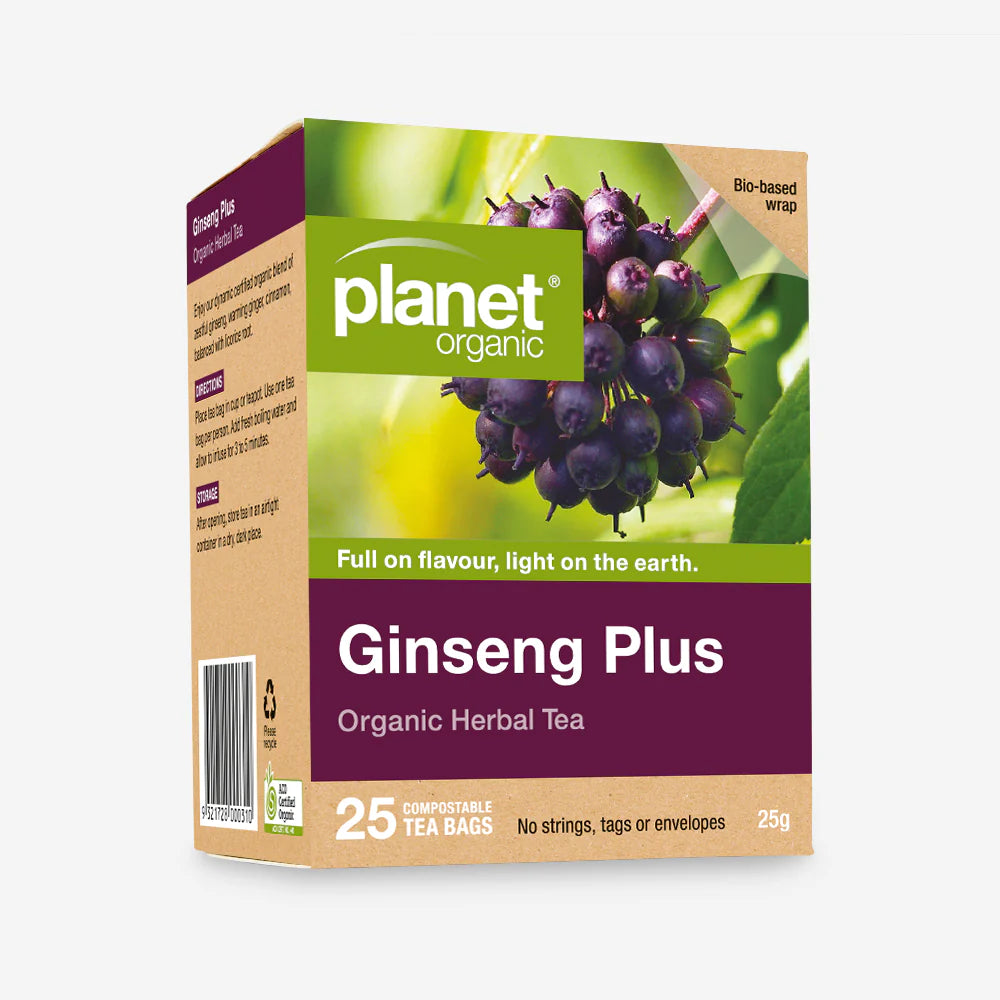 PLANET ORGANIC GINSENG HERBAL TEA