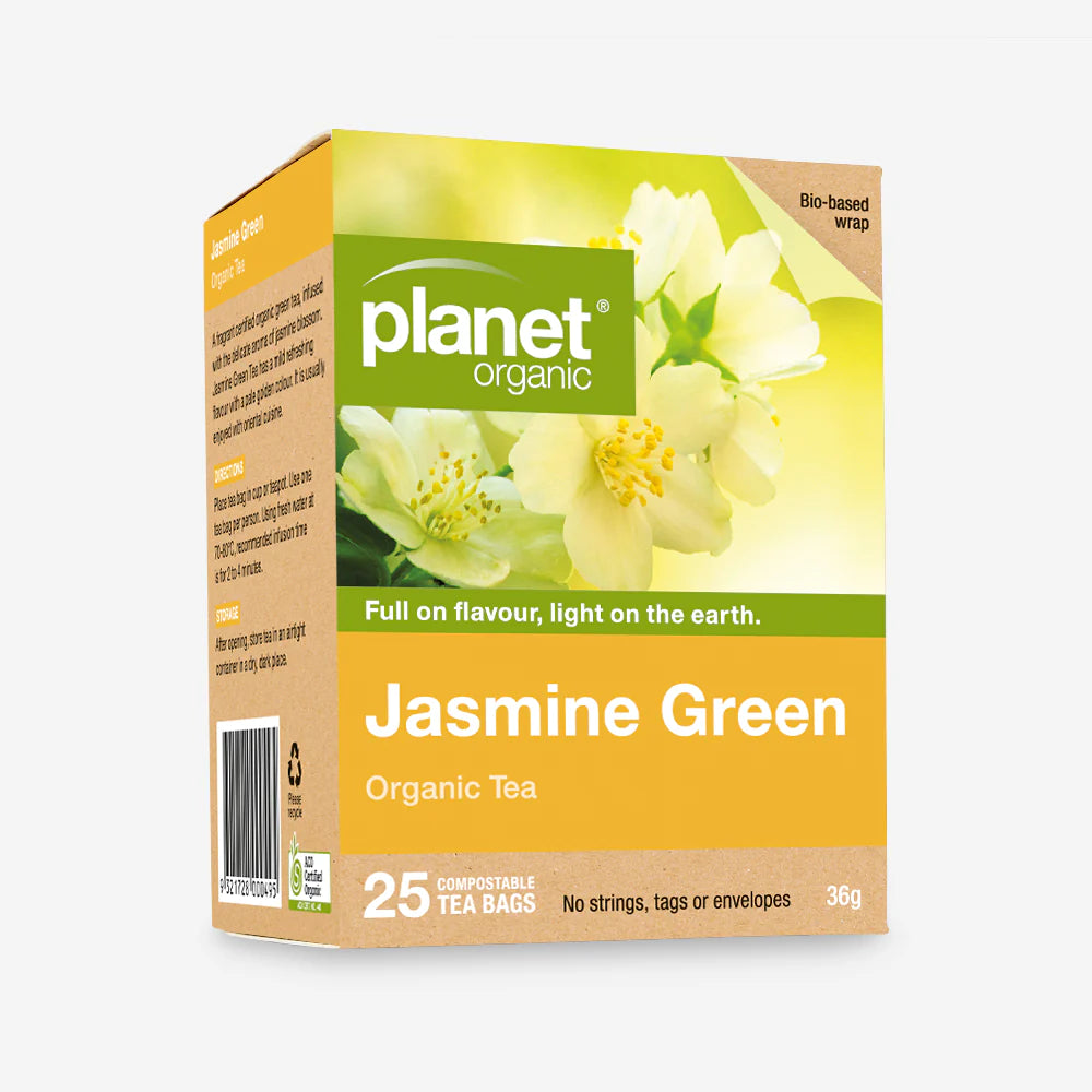 PLANET ORGANIC JASMINE GREEN HERBAL TEA